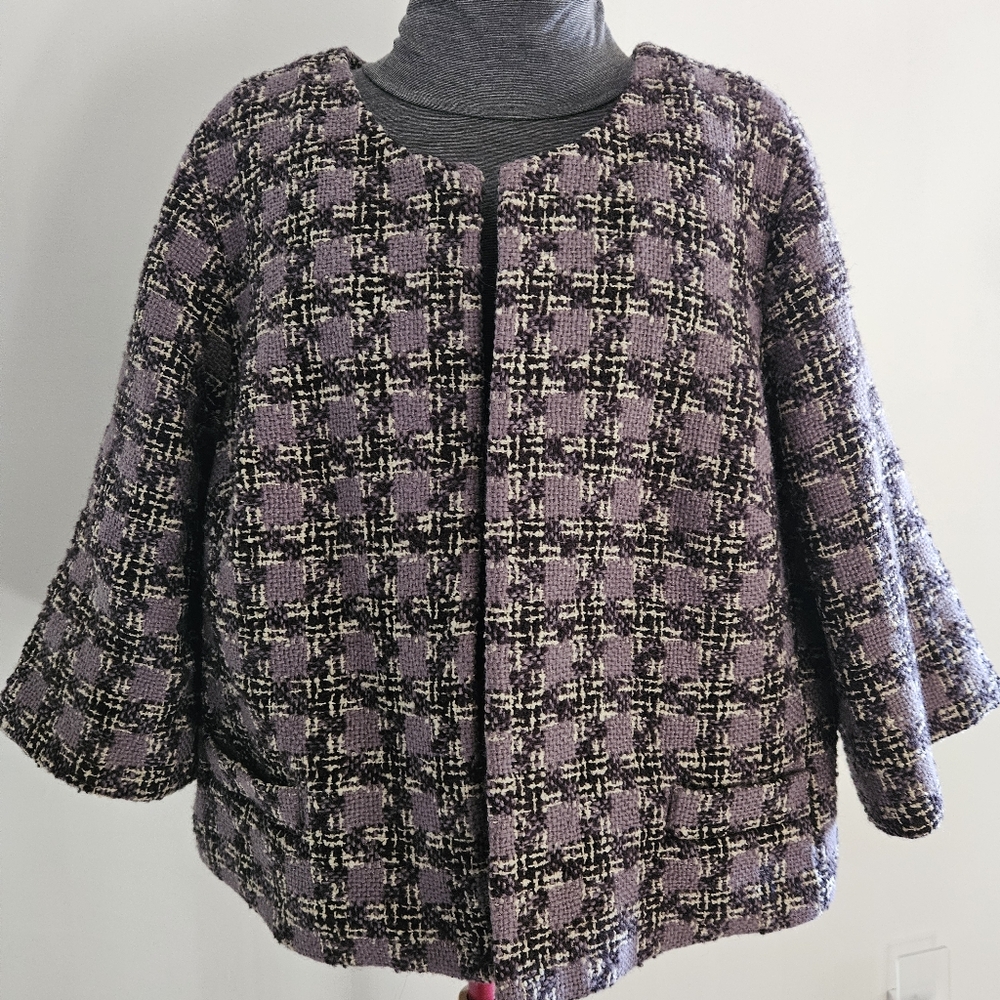 Boden Tweed Plaid Women's Jacket